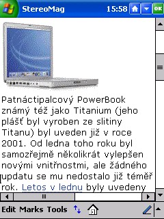 StereoMag v iSilo, Pocket PC