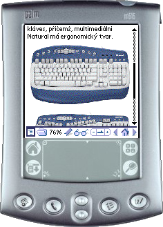 Barevný Mobil.cz v Pluckeru, Palm m515